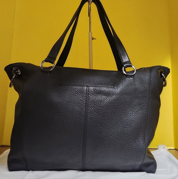 Hammitt Daniel Large Leather Tote Bag - Black Gunmetal - Picture 5 of 13